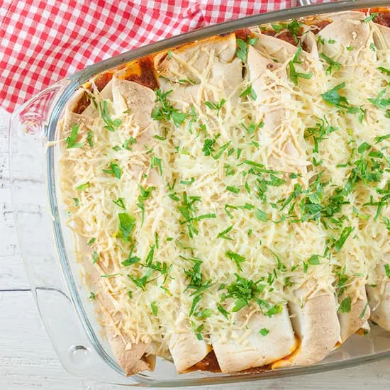 Enchiladas met gehakt