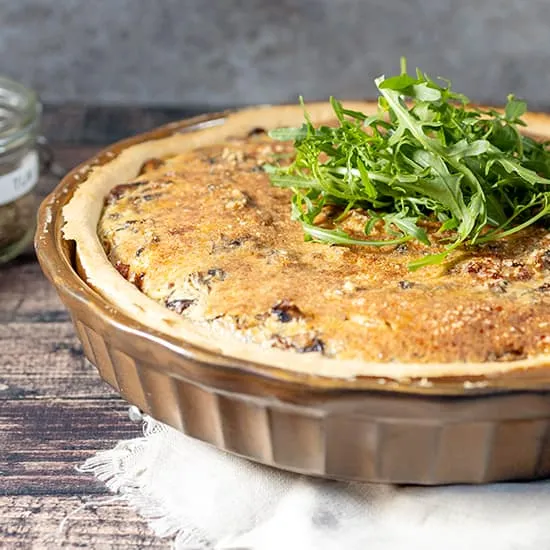 Recept: Quiche met champignons