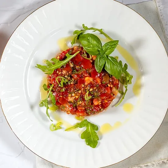 Recept: Tomatentartaar