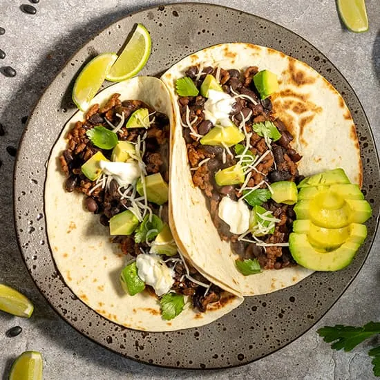 Recept: Mexicaanse wraps met zwarte bonen
