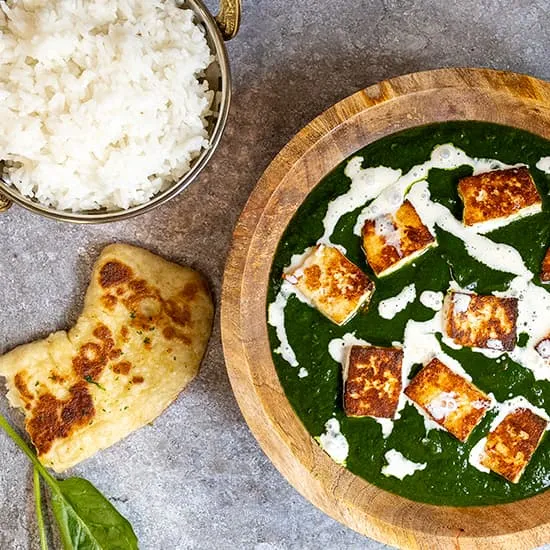 Recept: Palak paneer