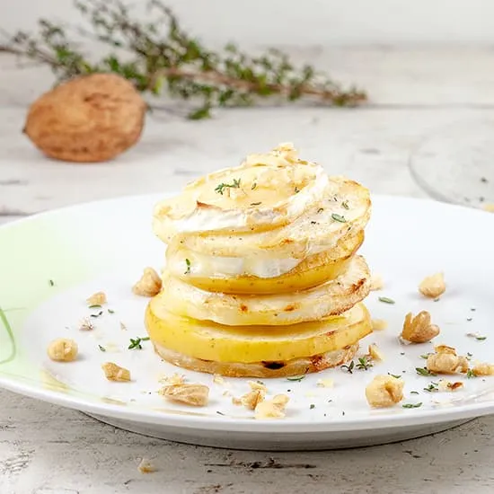 Recept: Torentje van knolselderij en geitenkaas