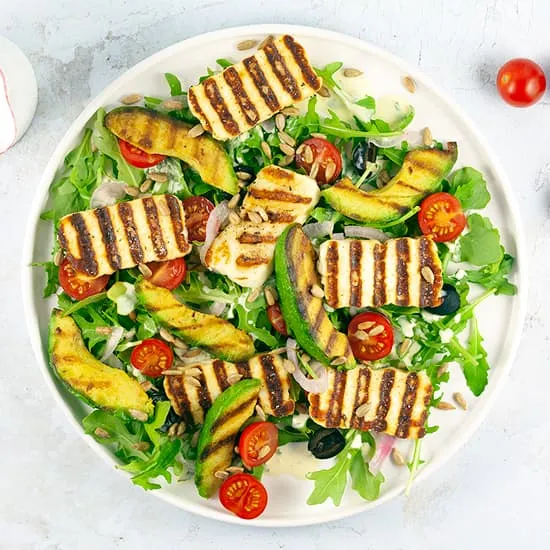 Recept: Halloumi salade