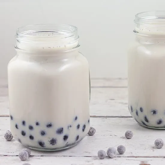 Recept: Perzik bubble tea
