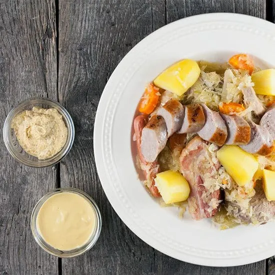 Recept: Choucroute garnie - gegarneerde zuurkool