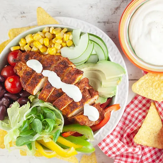 Recept: Mexicaanse salade met kip