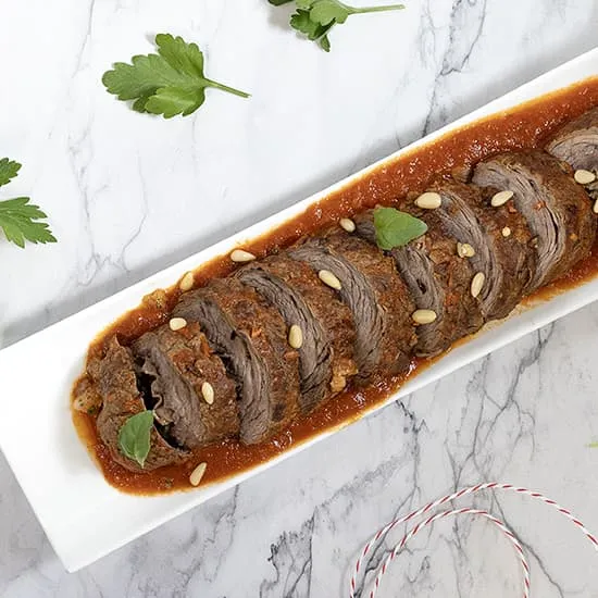 Recept: Braciole met tomatensaus