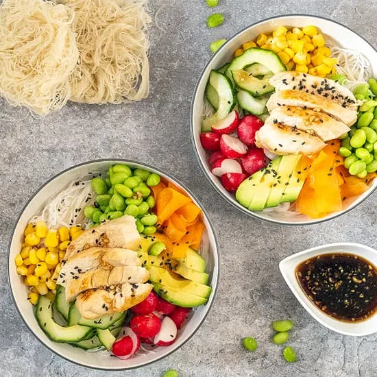 Recept: Aziatische bowl met kip