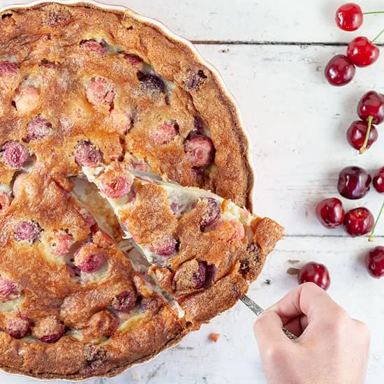 Recept: Clafoutis - kersengebak