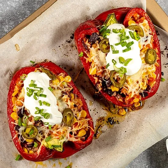 Recept: Mexicaanse gevulde paprika's