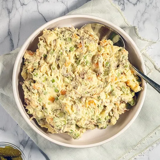 Recept: Rundvleessalade