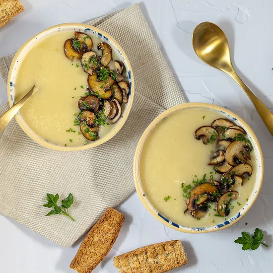 Recept: Pastinaaksoep met champignons
