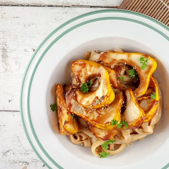 Recept: Geroosterde miso pompoen