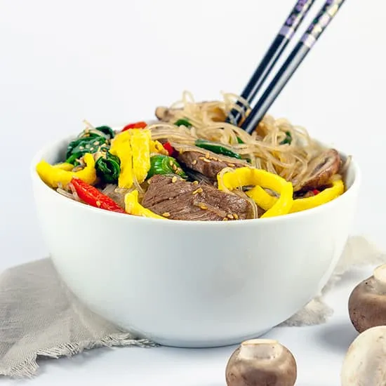 Recept: Japchae