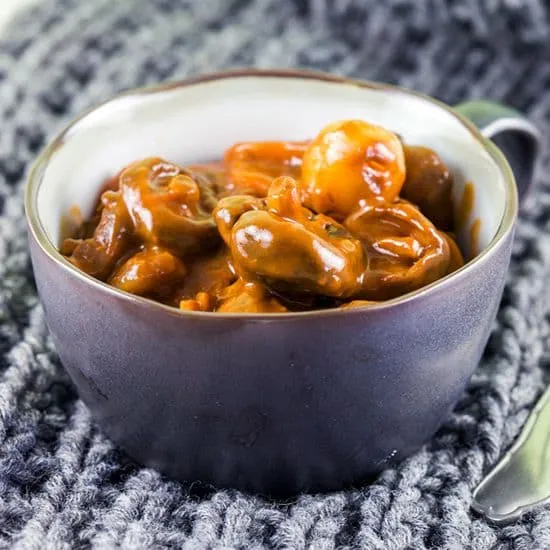 Vegetarische champignon Bourguignon