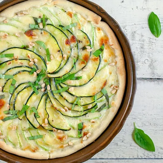 Recept: Courgette quiche