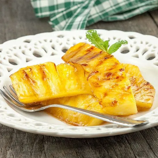 Gegrilde ananas