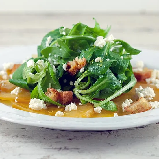 Recept: Gele bieten carpaccio
