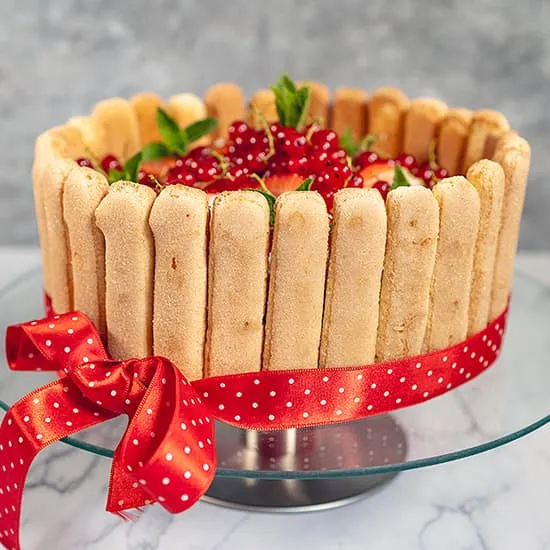 Recept: Charlotte Russe met rood fruit