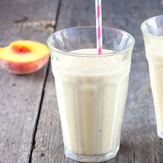 Recept: Perzikmilkshake