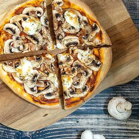 Recept: Pizza funghi (pizza met champignons)