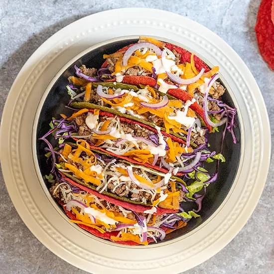 Taco's met lamsgehakt