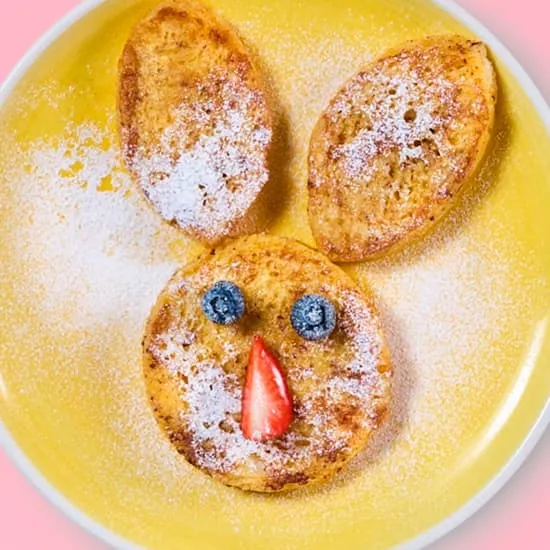 Recept: Leuk voor de kids: paashaaswentelteefjes