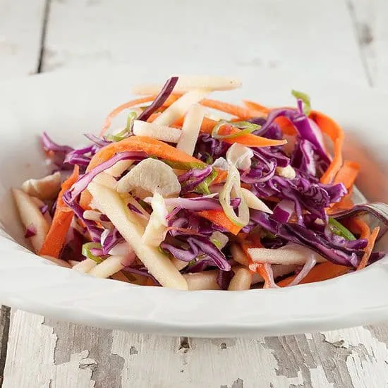 Recept: Salade met rode kool en wortel
