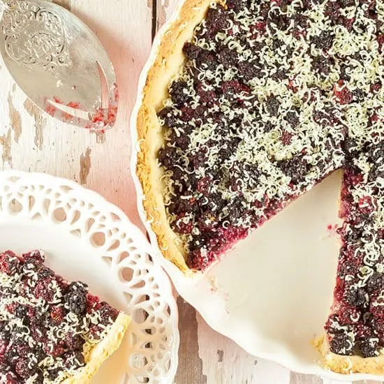 Recept: Wilde bramentaart