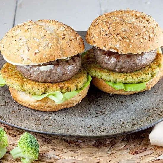 Recept: Broccoli en rundvlees hamburger