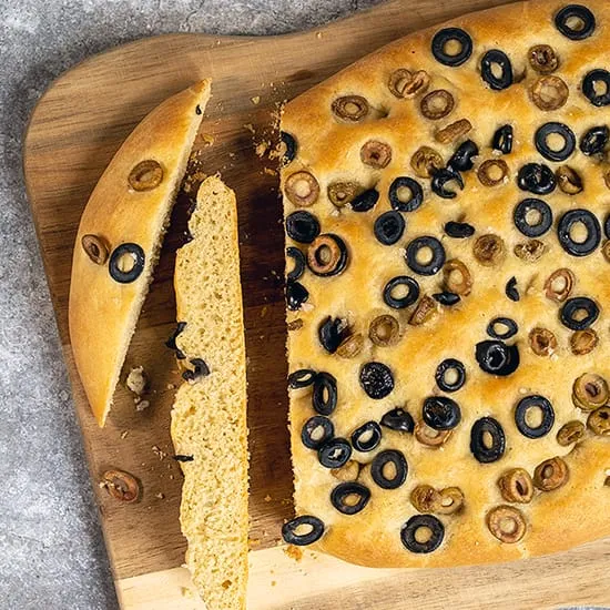 Recept: Focaccia met olijven