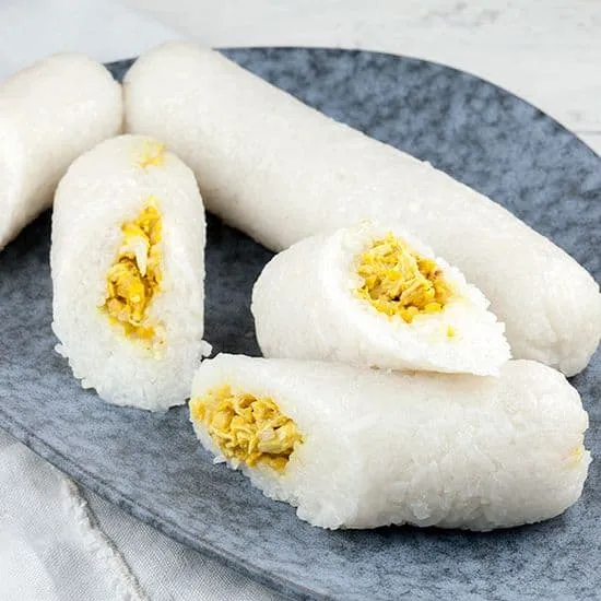 Recept: Lemper ajam - kleefrijst met kipvulling