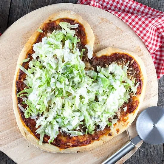 Recept: Pizza taco