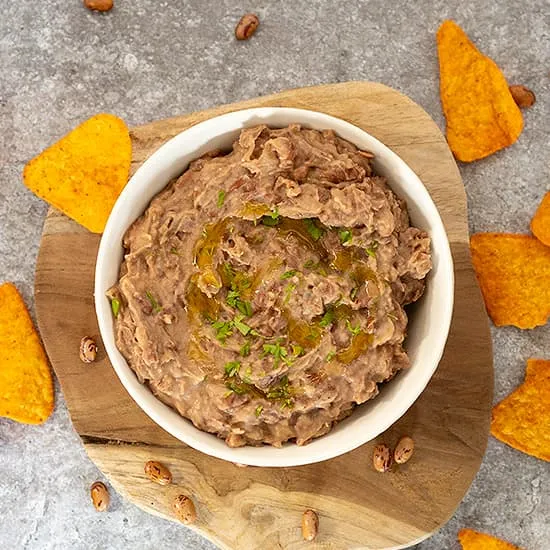 Recept: Refried beans