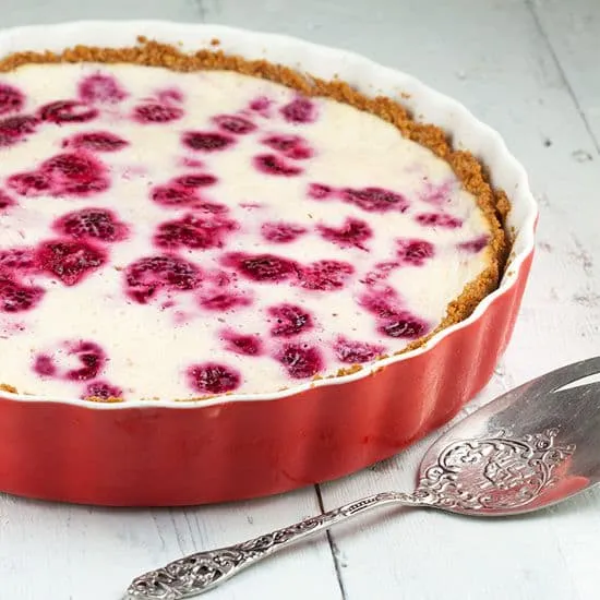 Recept: Frambozen kwarktaart