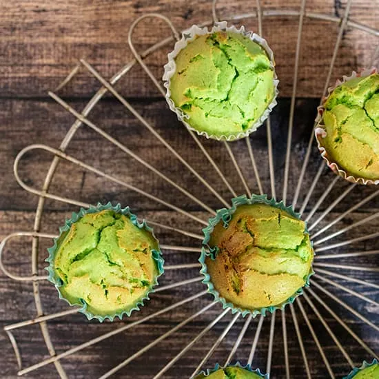 Recept: Pandan muffins