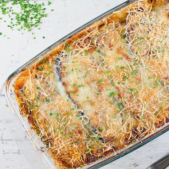Recept: Aubergine gratin