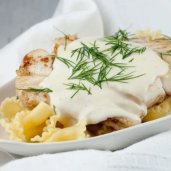 Recept: Romige witte wijnsaus met dille