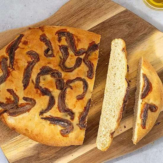 Recept: Focaccia met ansjovis