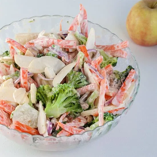 Recept: Broccolisalade met appel