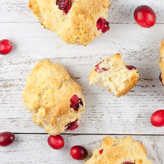 Recept: Scones met cranberry's en grapefruit