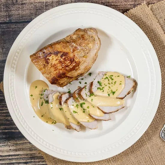 Recept: Kalfsrollade met roomsaus