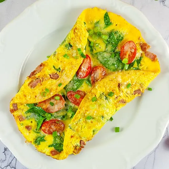 Recept: Spinazie omelet