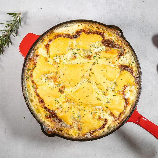 Vegetarische tartiflette