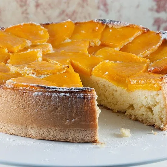 Luchtige cake met mango