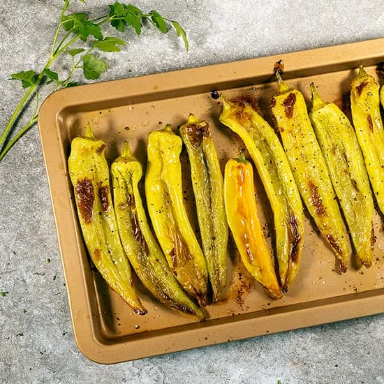 Recept: Geroosterde Turkse groene pepers
