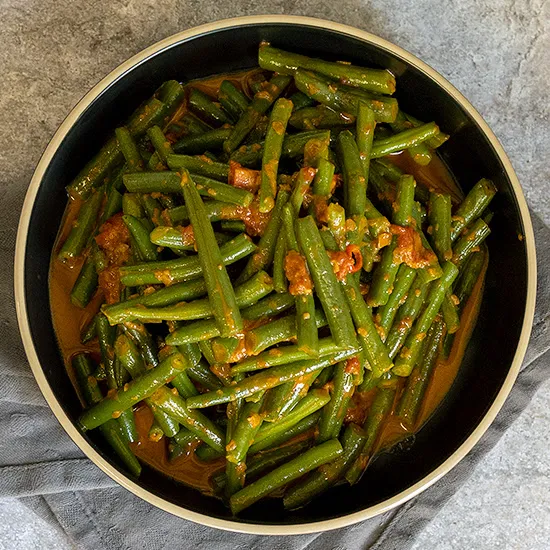 Recept: Sajoer tumis boontjes