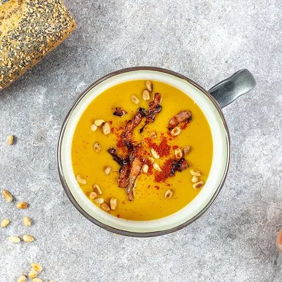 Recept: Zoete aardappelsoep met kokosmelk