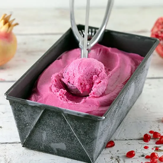 Granaatappel citrus sorbet