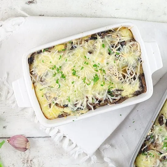 Recept: Gegratineerde champignons